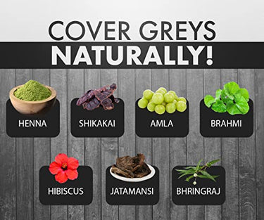 UrbanGabru Beard Color for Men with Henna Powder 70g - Black | No Parabens or Sulphates | Natural Beard Color